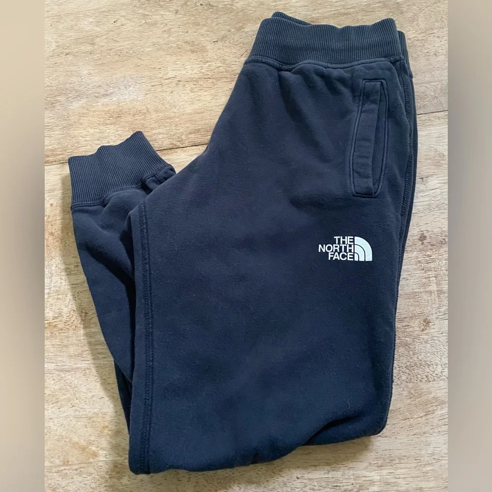 The North Face Men’s Sz S Black Fleece Logo Joggers